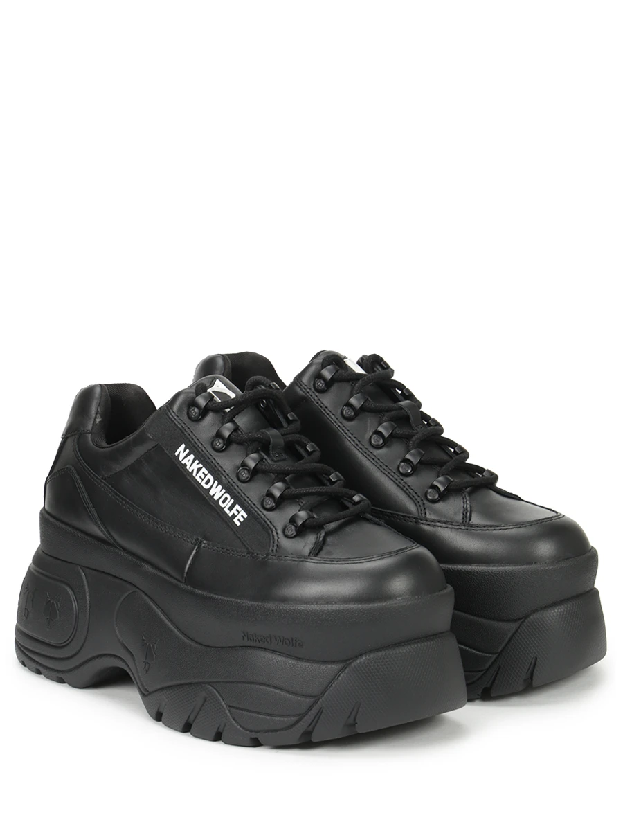 

Полуботинки кожаные, Черный, SPRINTER BLACK SNEAKER