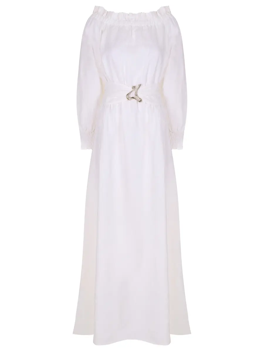 Платье льняное Dante MOEVA DANTE Белый 