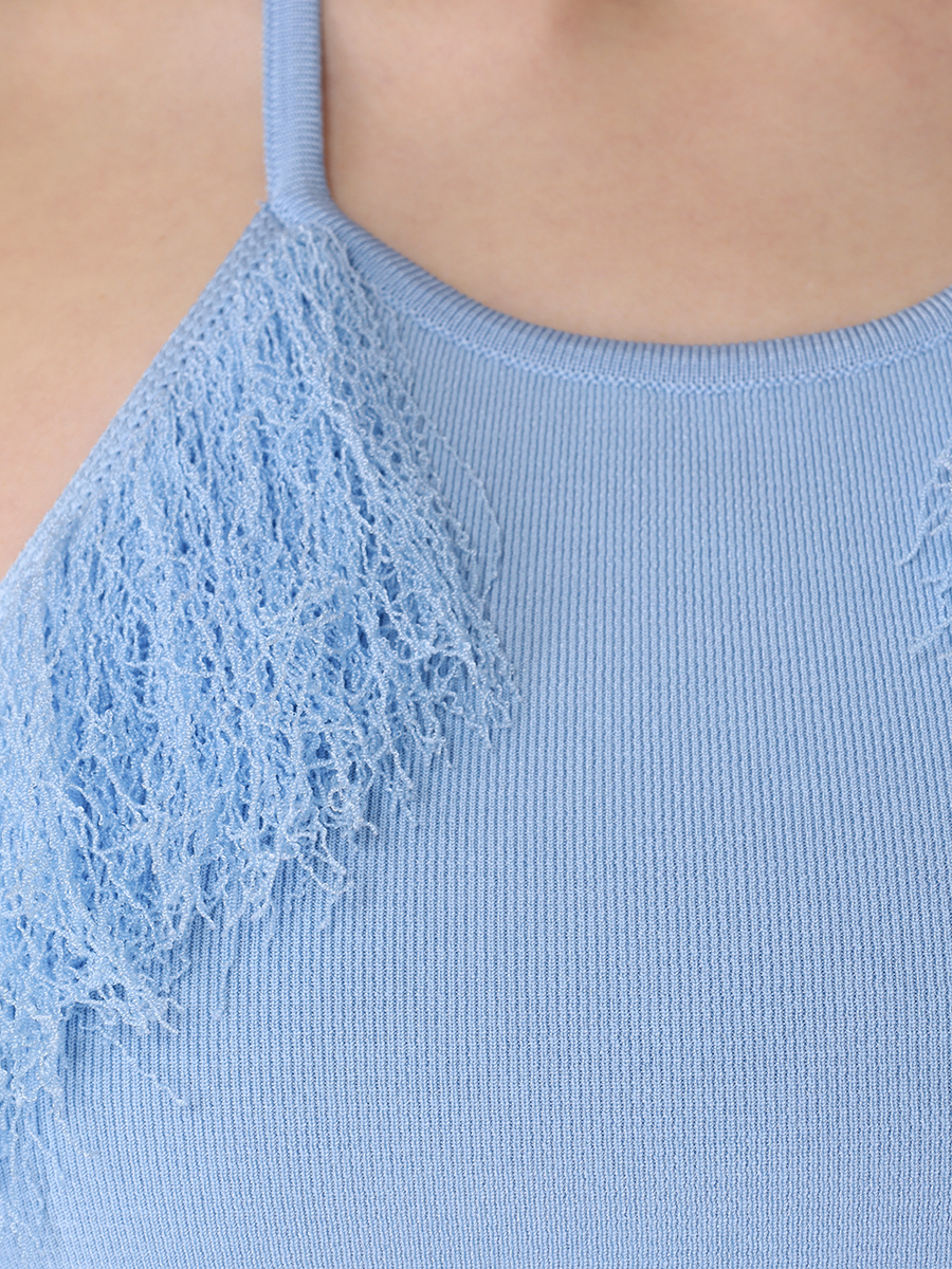 Топ из вискозы Nebula MOEVA NEBULA Голубой  Фото 5