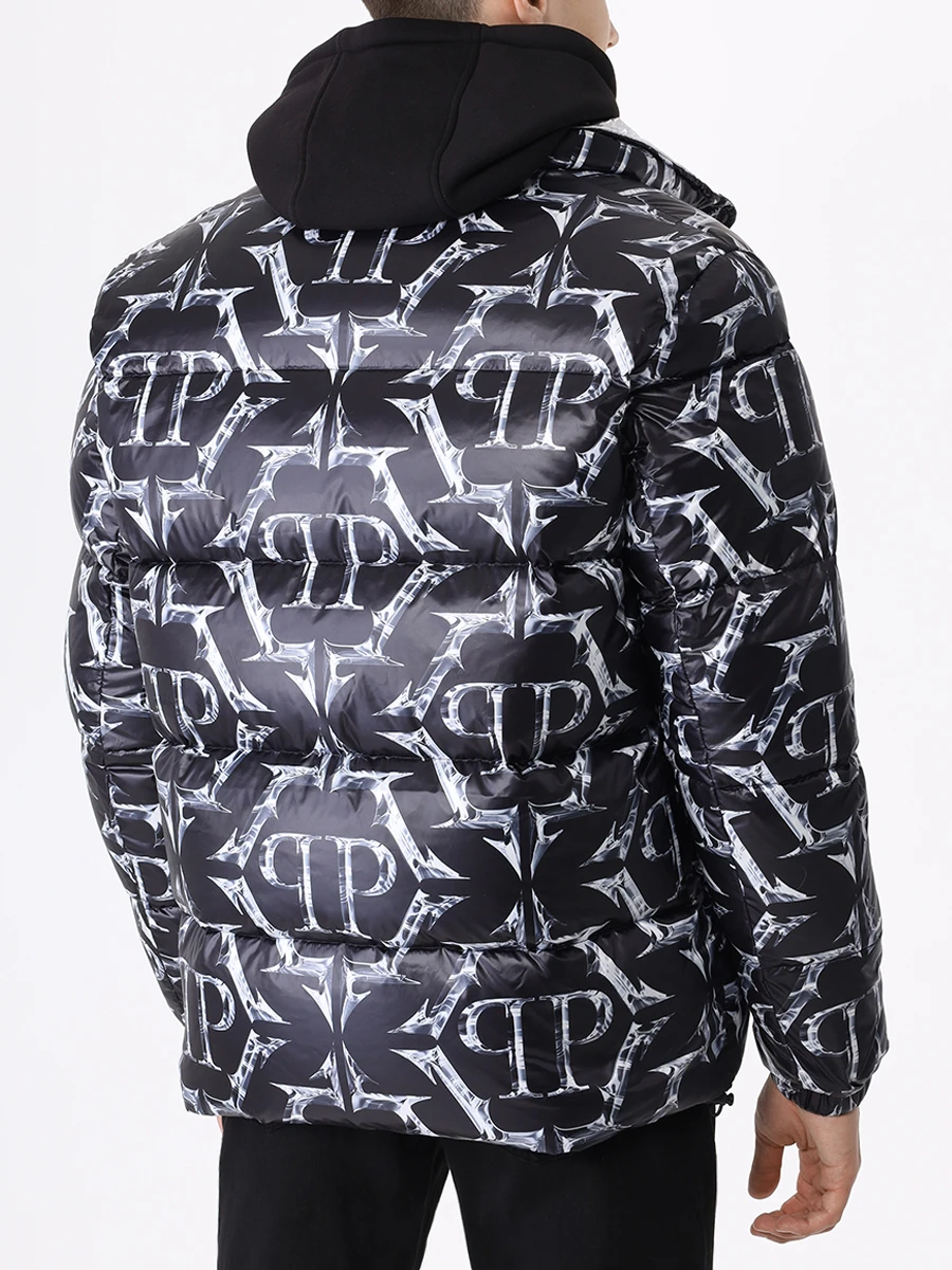 Пуховик стеганый PHILIPP PLEIN MRA0490/02 Черный  Фото 3