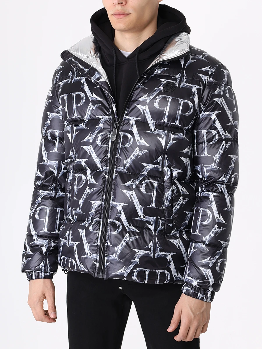 Пуховик стеганый PHILIPP PLEIN MRA0490/02 Черный  Фото 4