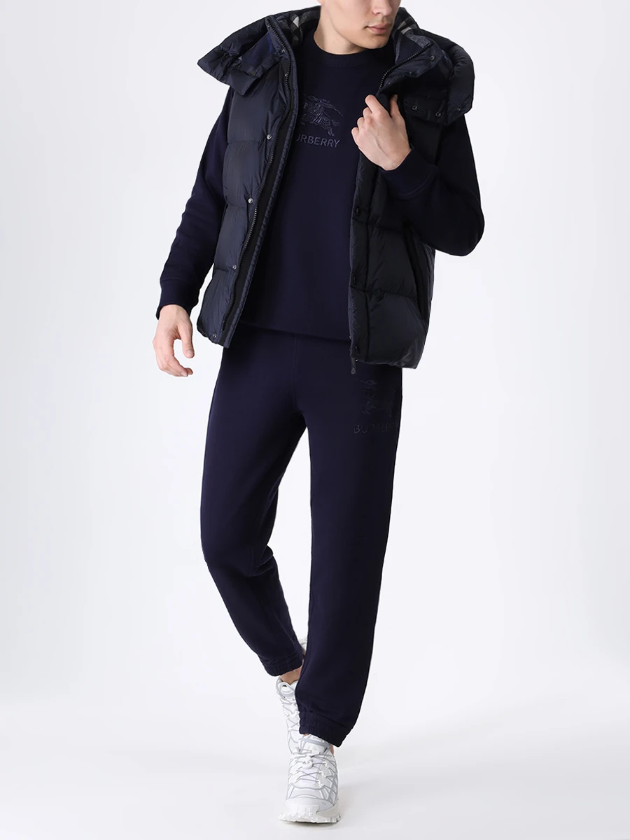Костюм хлопковый BURBERRY 8072004/8072005 Синий  Фото 2