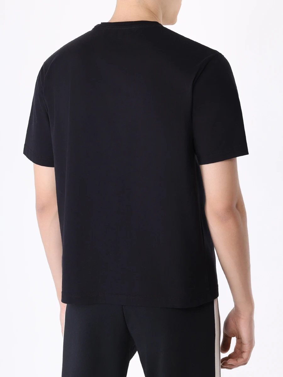 Футболка хлопковая PALM ANGELS PMAA089 E23JER001 1003 Черный  Фото 3
