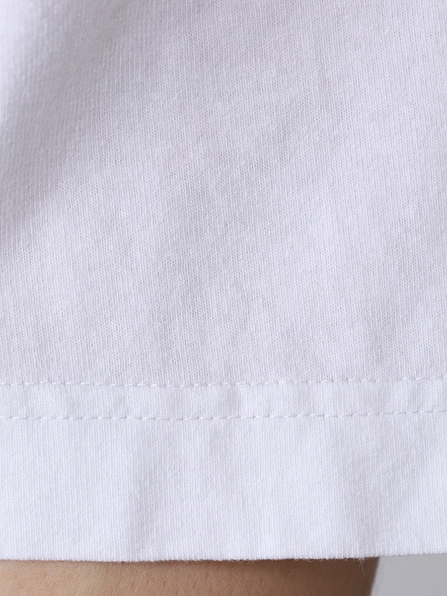 Футболка хлопковая PALM ANGELS PMAA001 E23JER013 0110 Белый  Фото 6