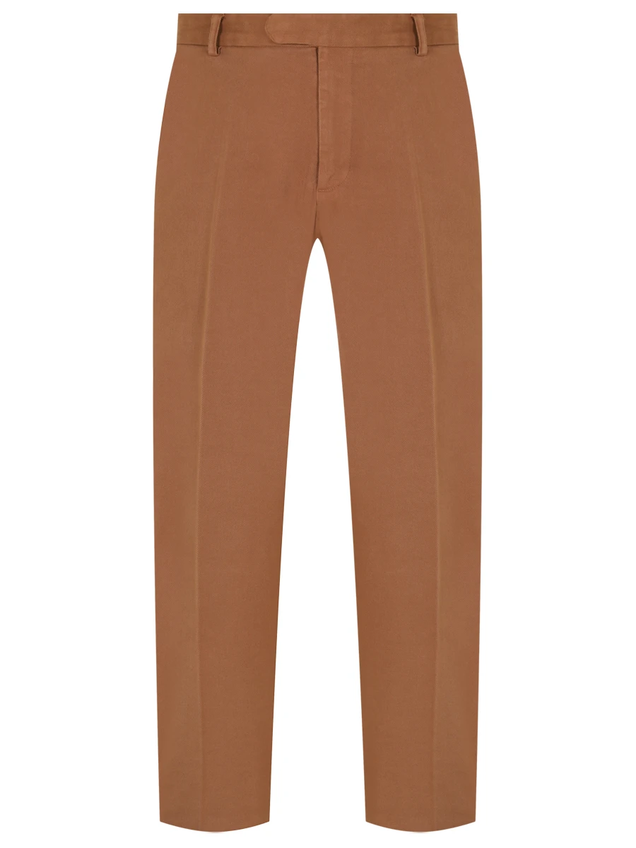 Брюки хлопковые MALO URP044 TAU87 E3333 Коричневый 