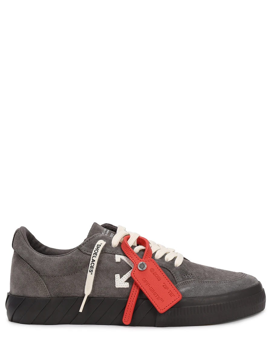 

Кеды замшевые Vulcanized, Серый, OMIA085F23LEA0040701