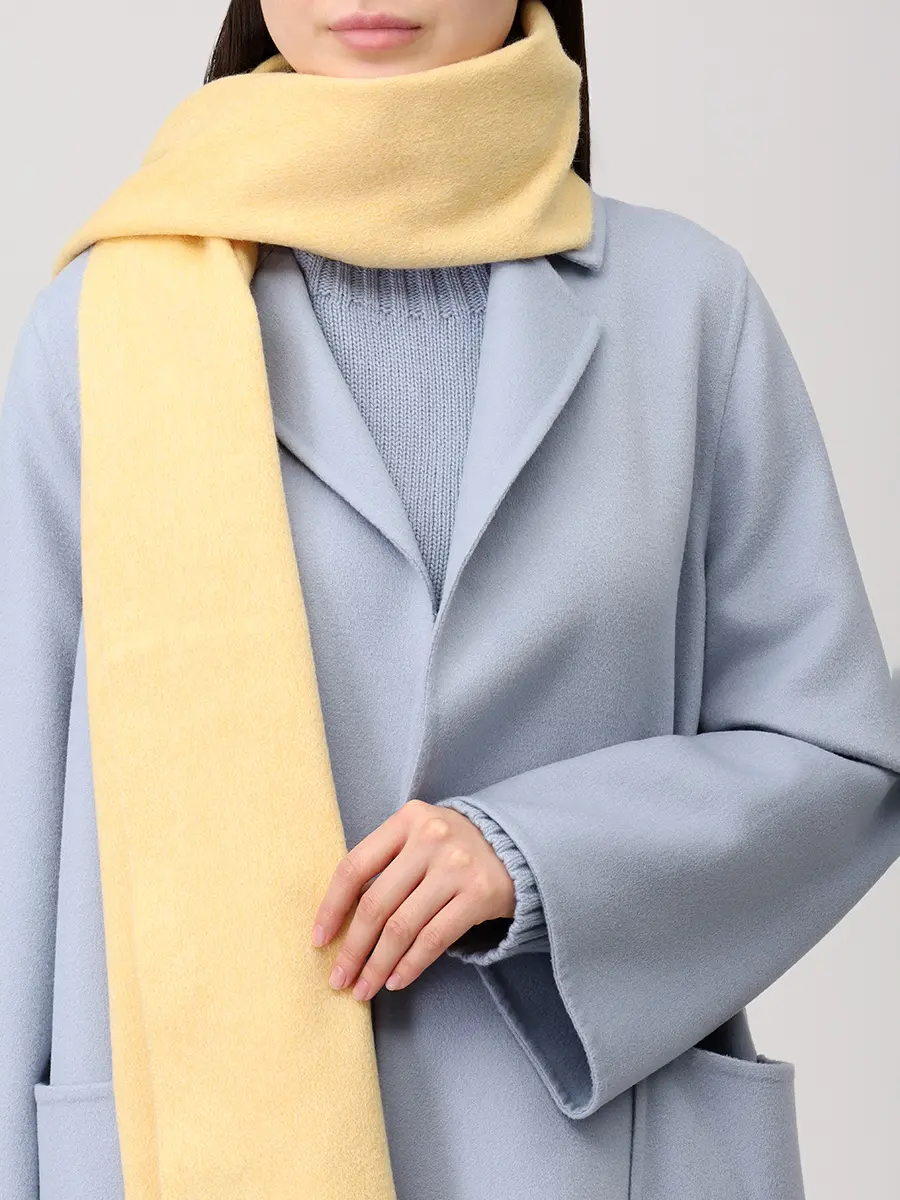 Шарф кашемировый CESARE GATTI Шарф Желтый  Фото 2