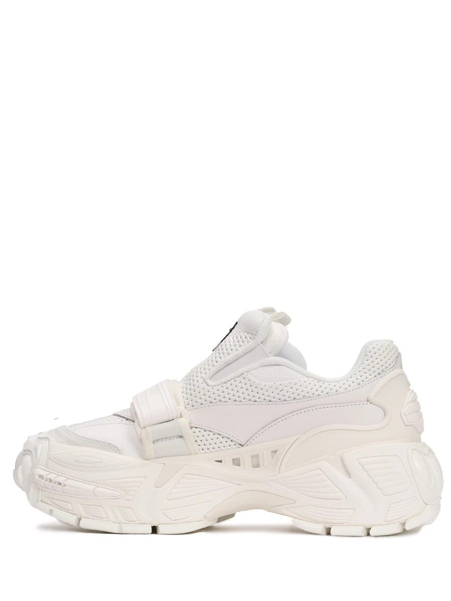 Кроссовки кожаные Glove OFF-WHITE OWIA281F23FAB0010101 Белый  Фото 3