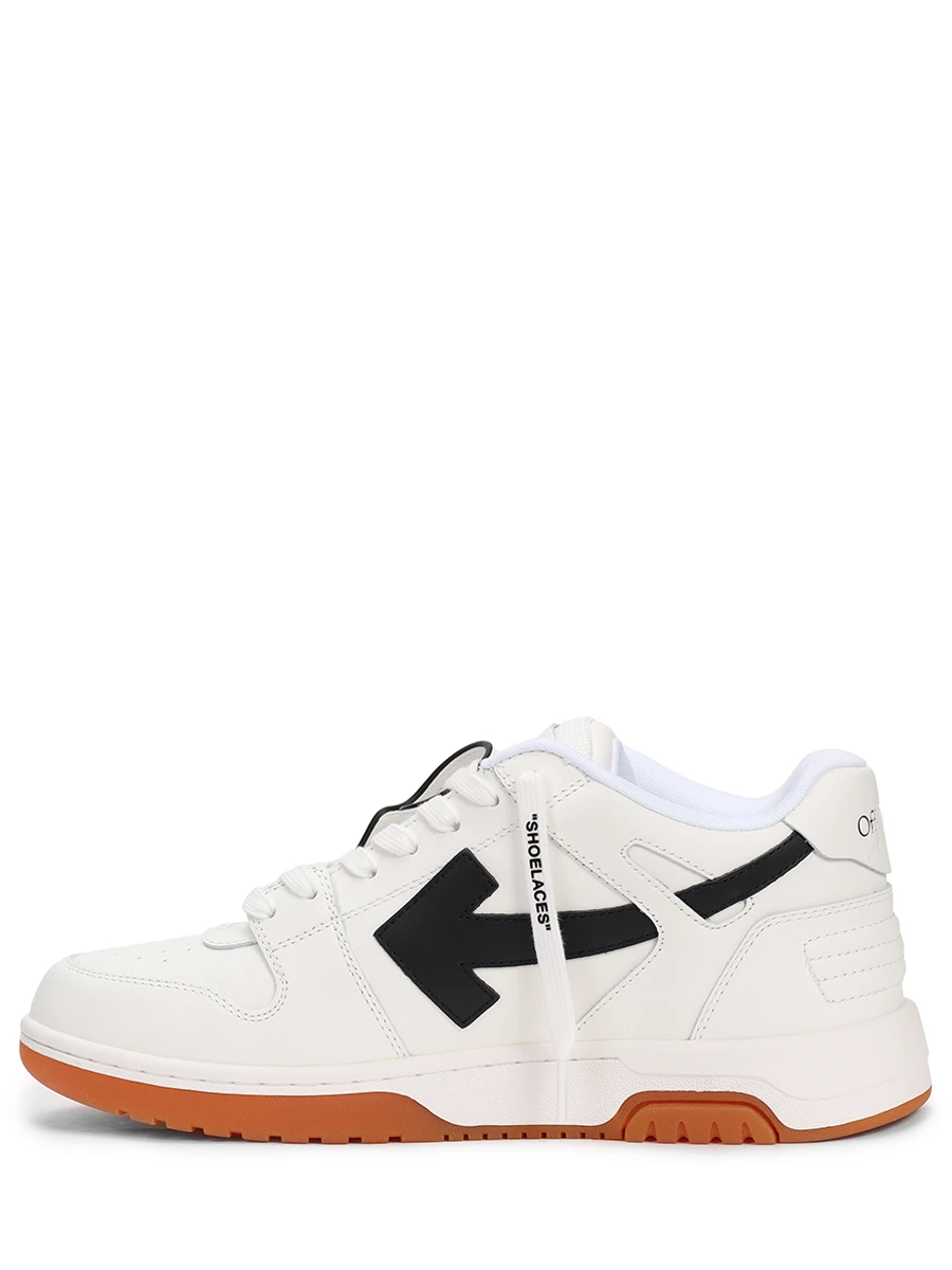 Кеды кожаные Out of Office OFF-WHITE OMIA189F23LEA0030110 Белый  Фото 3