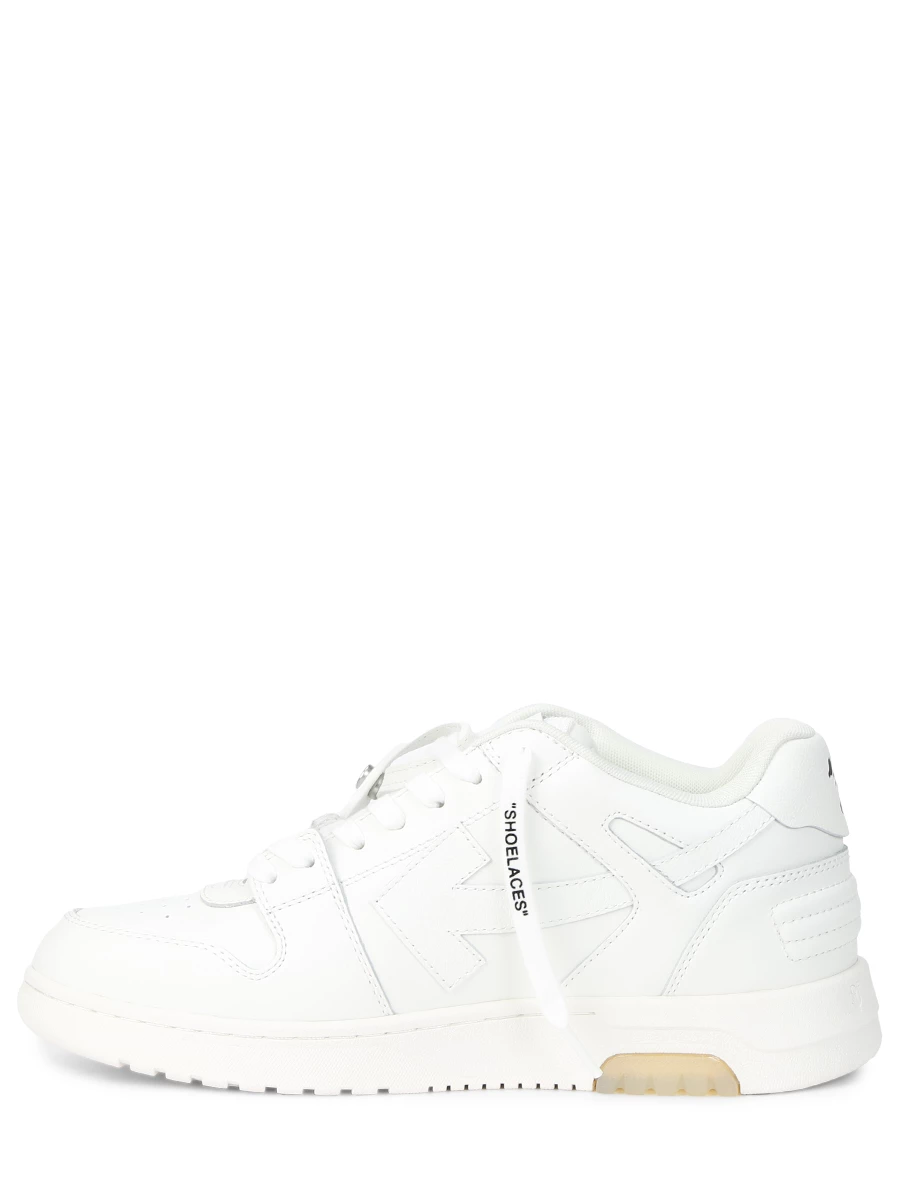 Кеды кожаные Out of Office OFF-WHITE OMIA189C99LEA0040100 Белый  Фото 3