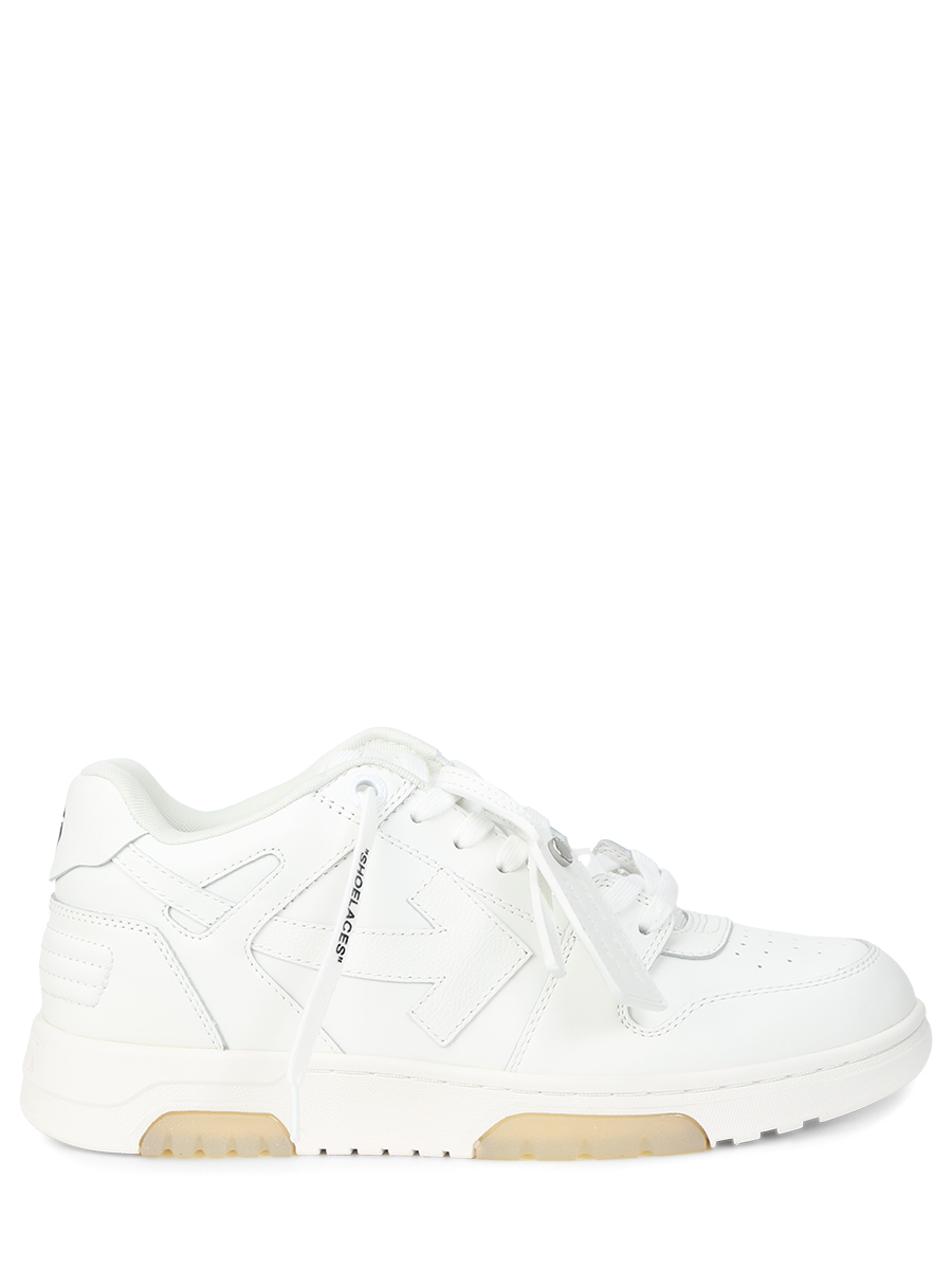 Кеды кожаные Out of Office OFF-WHITE