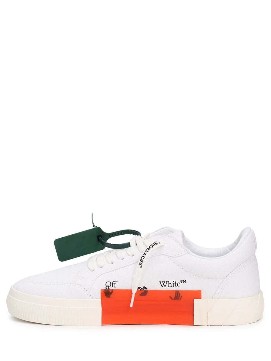 

Кеды текстильные Vulcanized, Белый, OMIA085C99FAB0020110