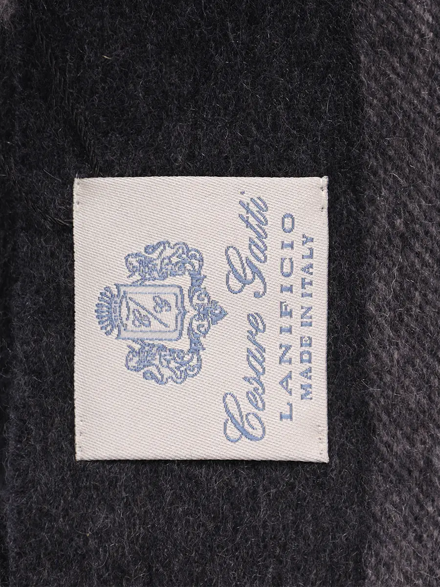 Шарф кашемировый CESARE GATTI Шарф Темно- Серый  Фото 4