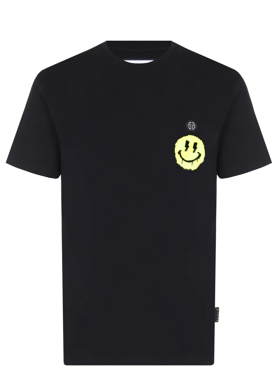 Футболка хлопковая PHILIPP PLEIN MTK6974/02 Черный 