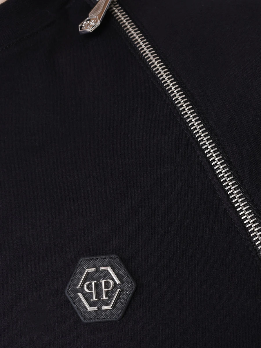 Футболка хлопковая PHILIPP PLEIN MTK6862/02 Черный  Фото 5
