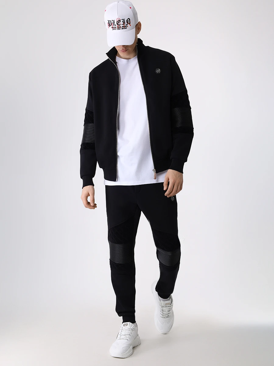Костюм хлопковый PHILIPP PLEIN MJB3302/MJT2313 02 Черный  Фото 2