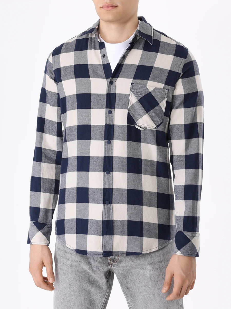 

Рубашка Regular Fit хлопковая, Белый, 50505524/271