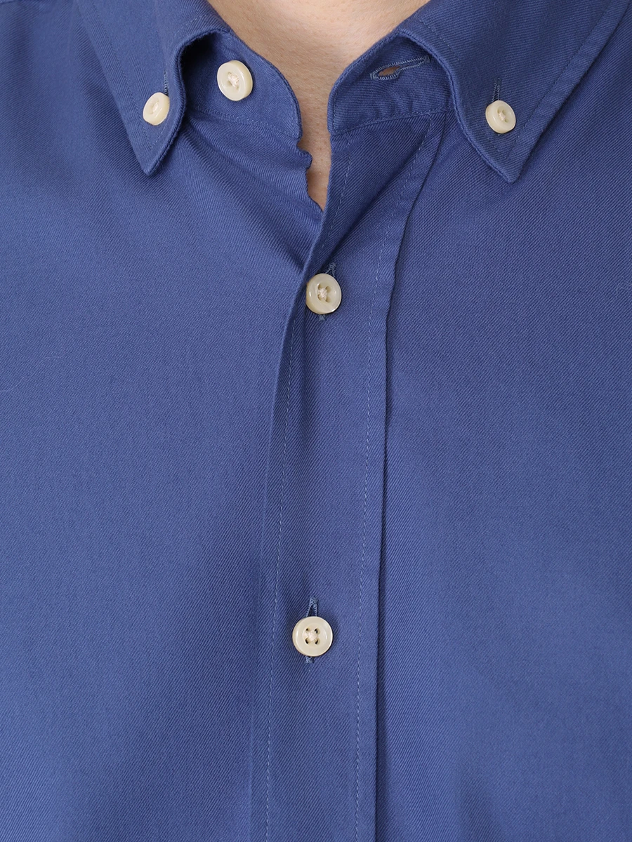Рубашка Casual Fit хлопковая BOSS 50508914/479, размер 48, цвет синий 50508914/479 - фото 5
