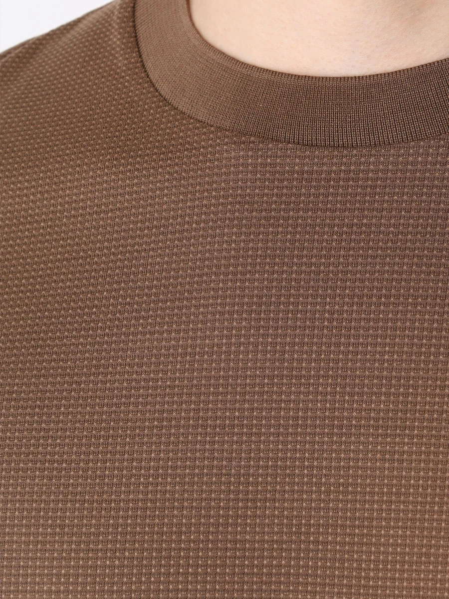 

Футболка хлопковая, Коричневый, 50505671/249