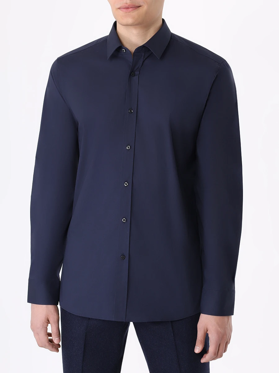 Рубашка Extra Slim Fit хлопковая HUGO 50479396/413, размер 52, цвет синий 50479396/413 - фото 4