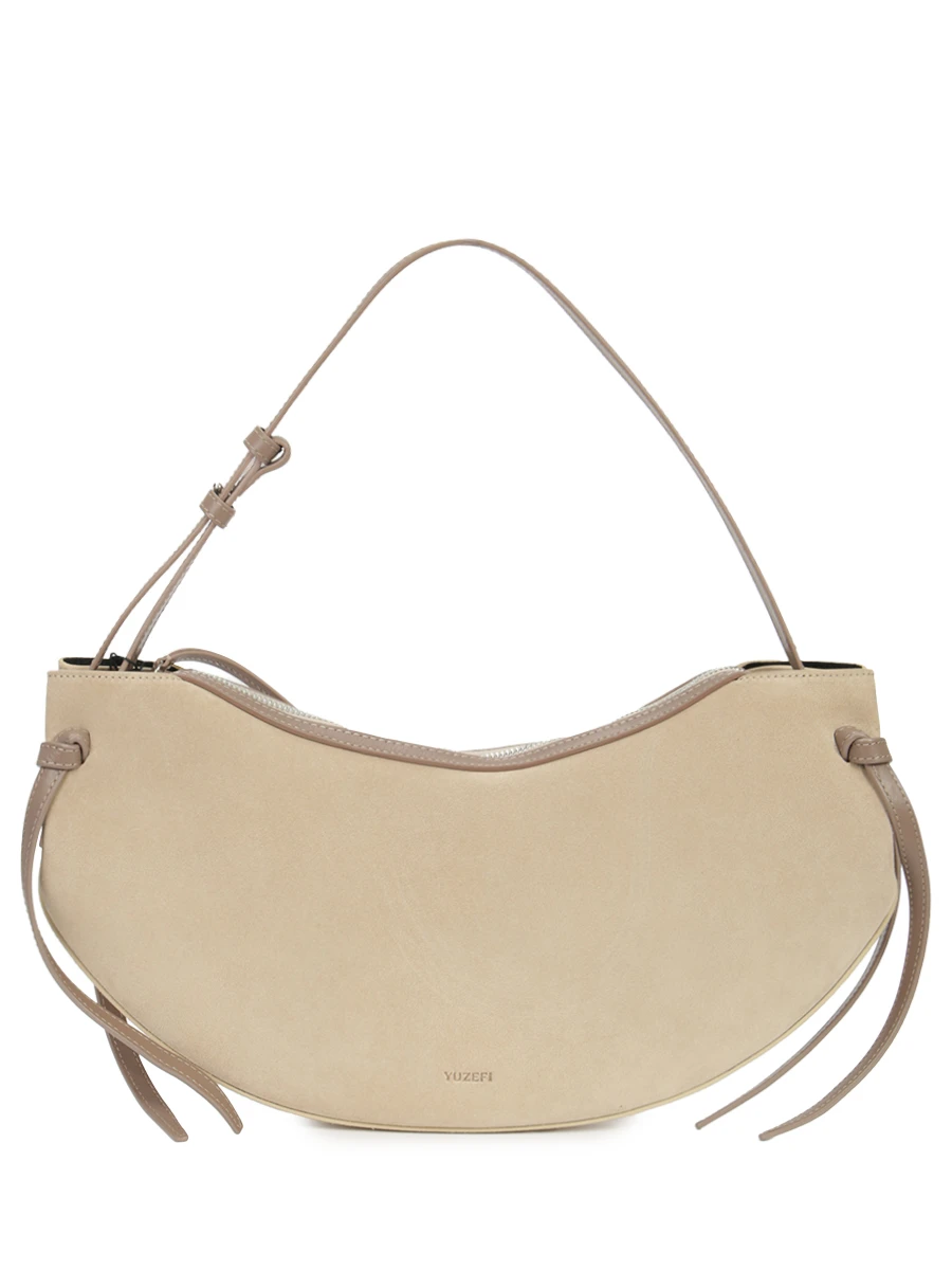 

Сумка замшевая Large Fortune Cookie, Бежевый, YUZRS24-HB-LF-S0007