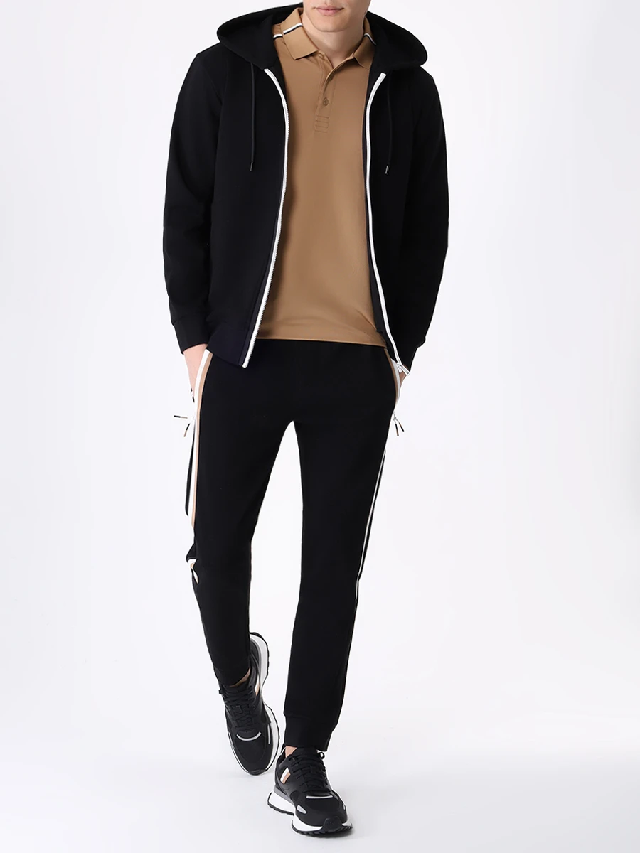 Поло Slim Fit с логотипом BOSS 50506186/260 Бежевый  Фото 2