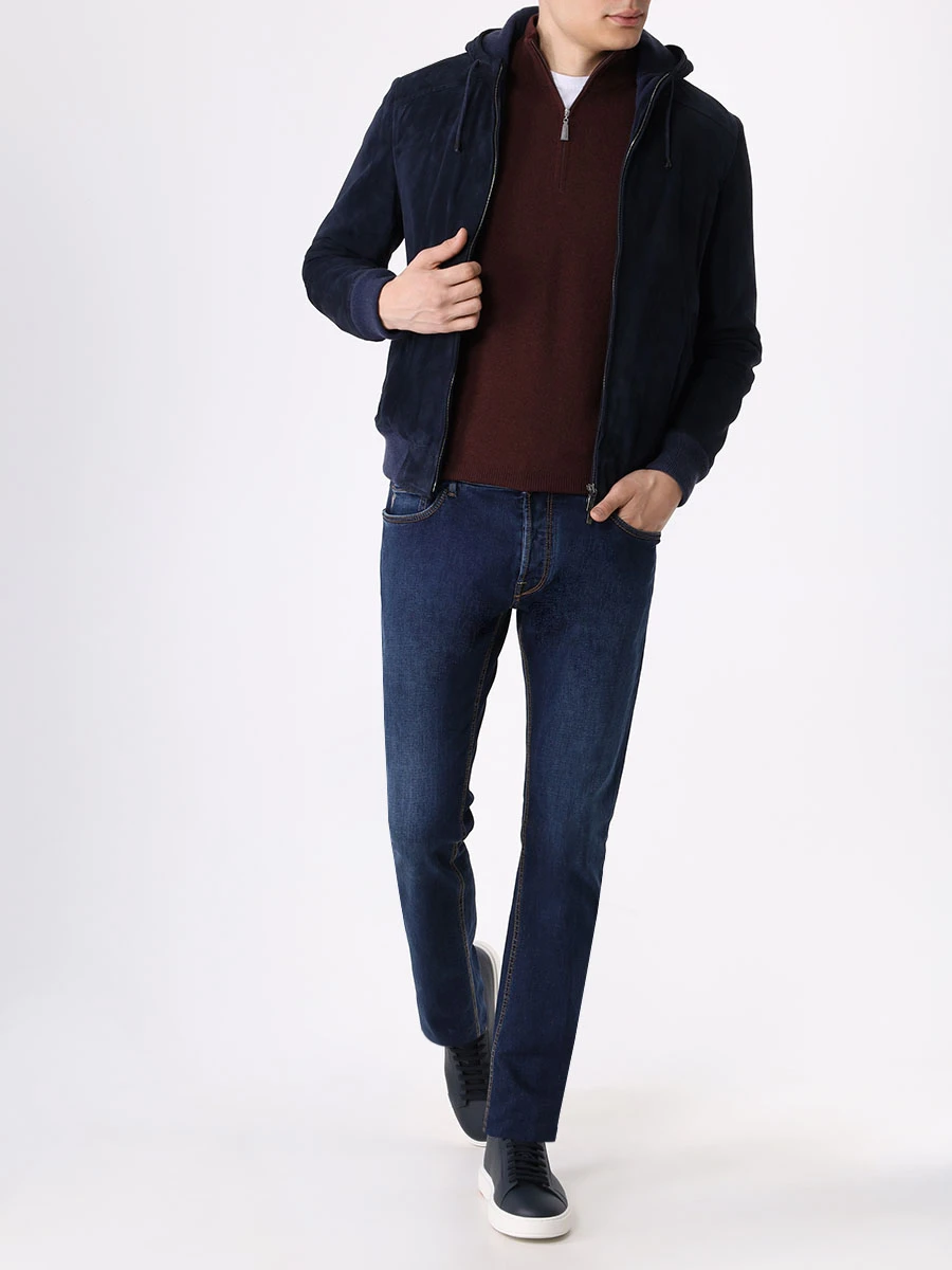 Джемпер шерстяной GRAN  SASSO A2023/55126/19699/196 Бордовый  Фото 2