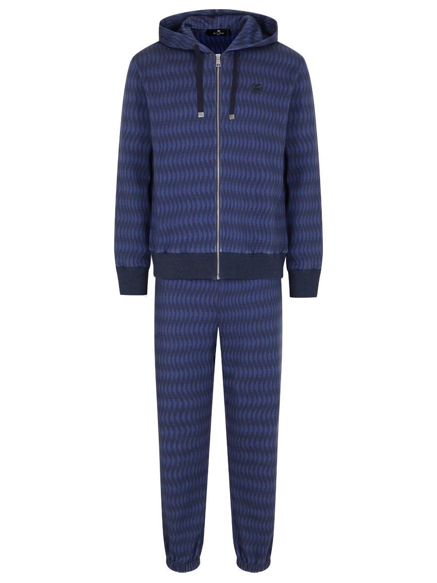 Костюм хлопковый ETRO MRMB0005/MRMC0002 AJ190 X0883 Синий 