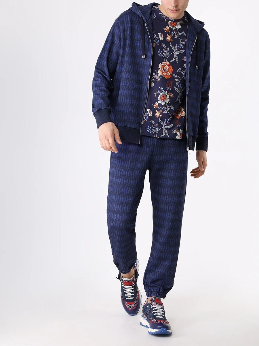 Костюм хлопковый ETRO MRMB0005/MRMC0002 AJ190 X0883 Синий  Фото 2
