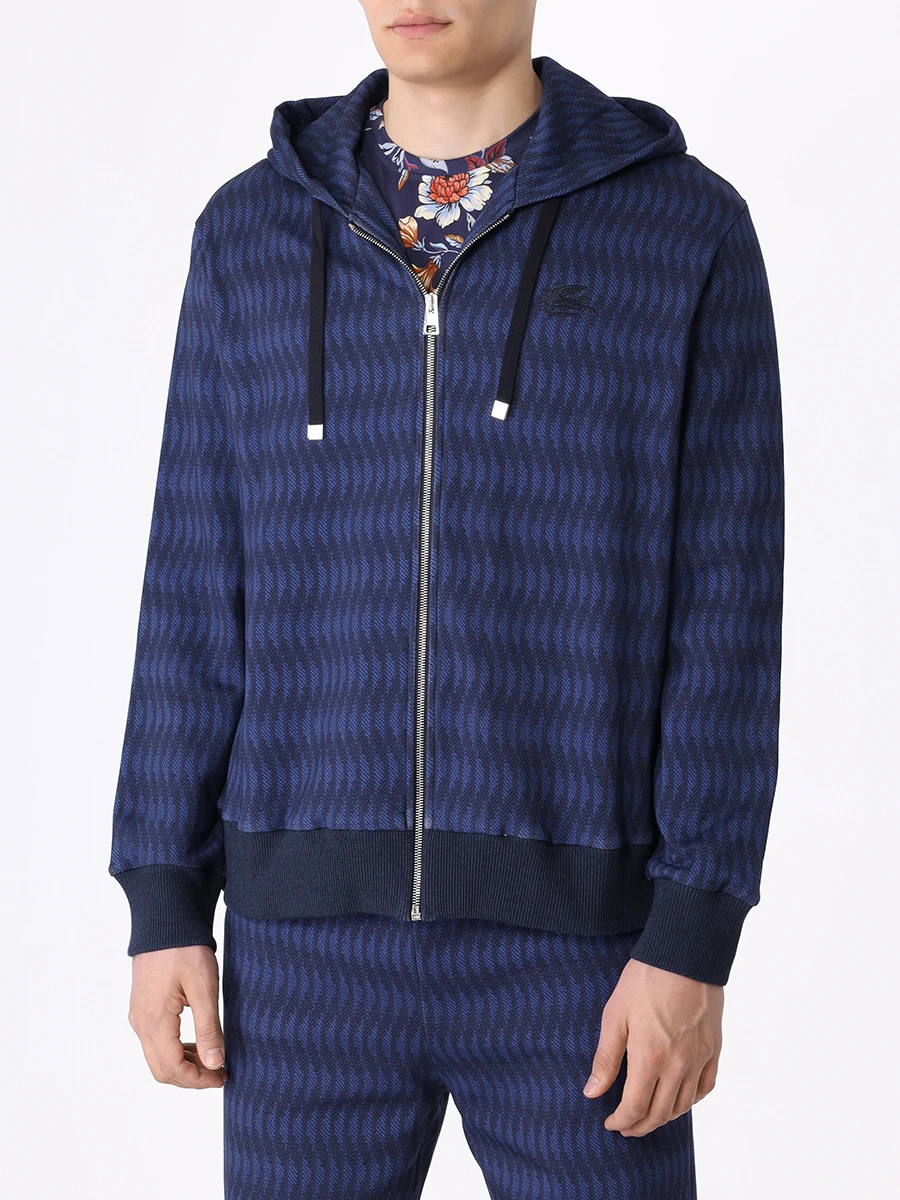 Костюм хлопковый ETRO MRMB0005/MRMC0002 AJ190 X0883 Синий  Фото 4