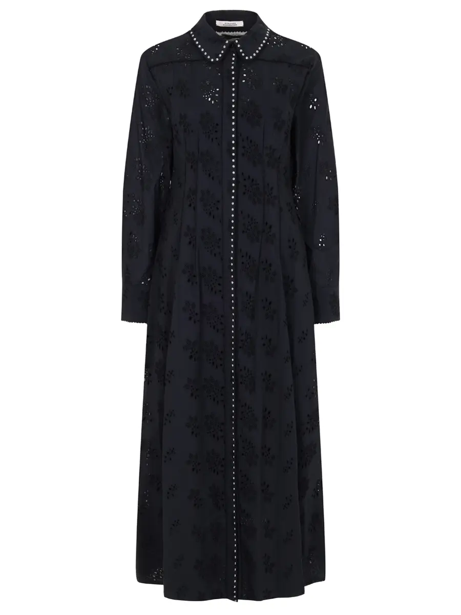 Платье хлопковое DOROTHEE SCHUMACHER 448204 999 Черный 