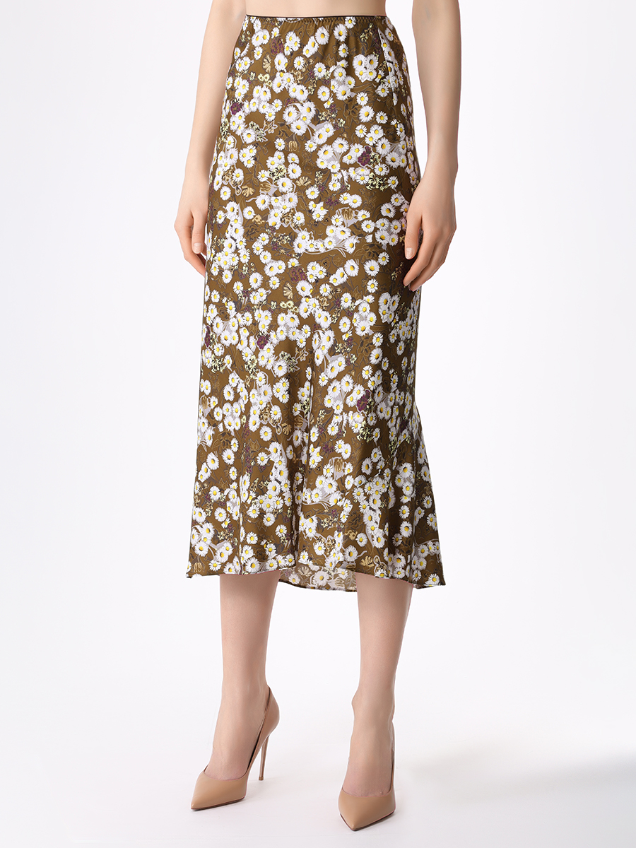 

Юбка из вискозы, Зеленый, 449205 072