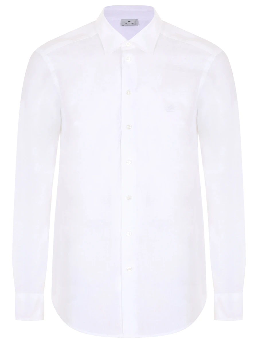 Рубашка Slim Fit льняная ETRO MRIB0002 99TU3E0 W0800, размер 56, цвет белый - фото 1