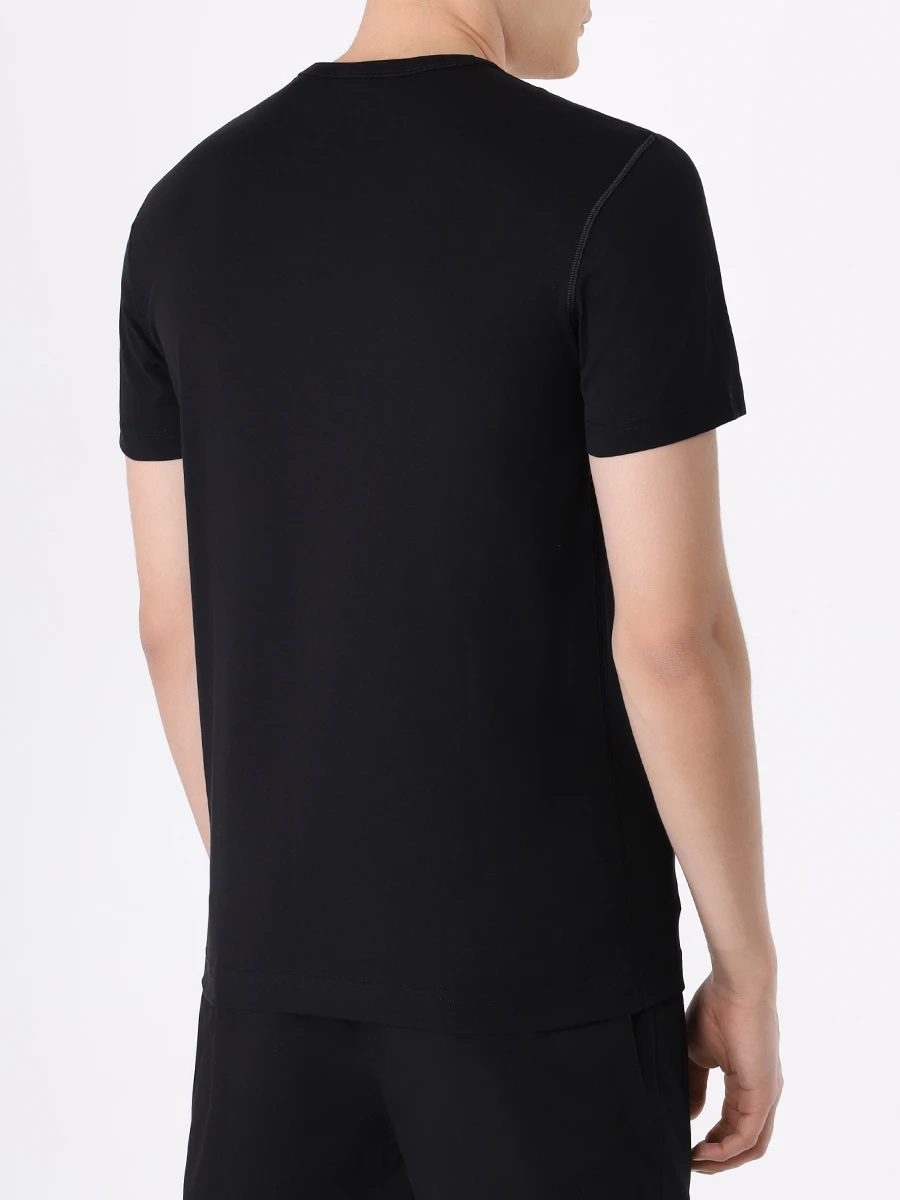 Футболка хлопковая DOLCE & GABBANA G8PT1T G7F2I N0000 Черный  Фото 3