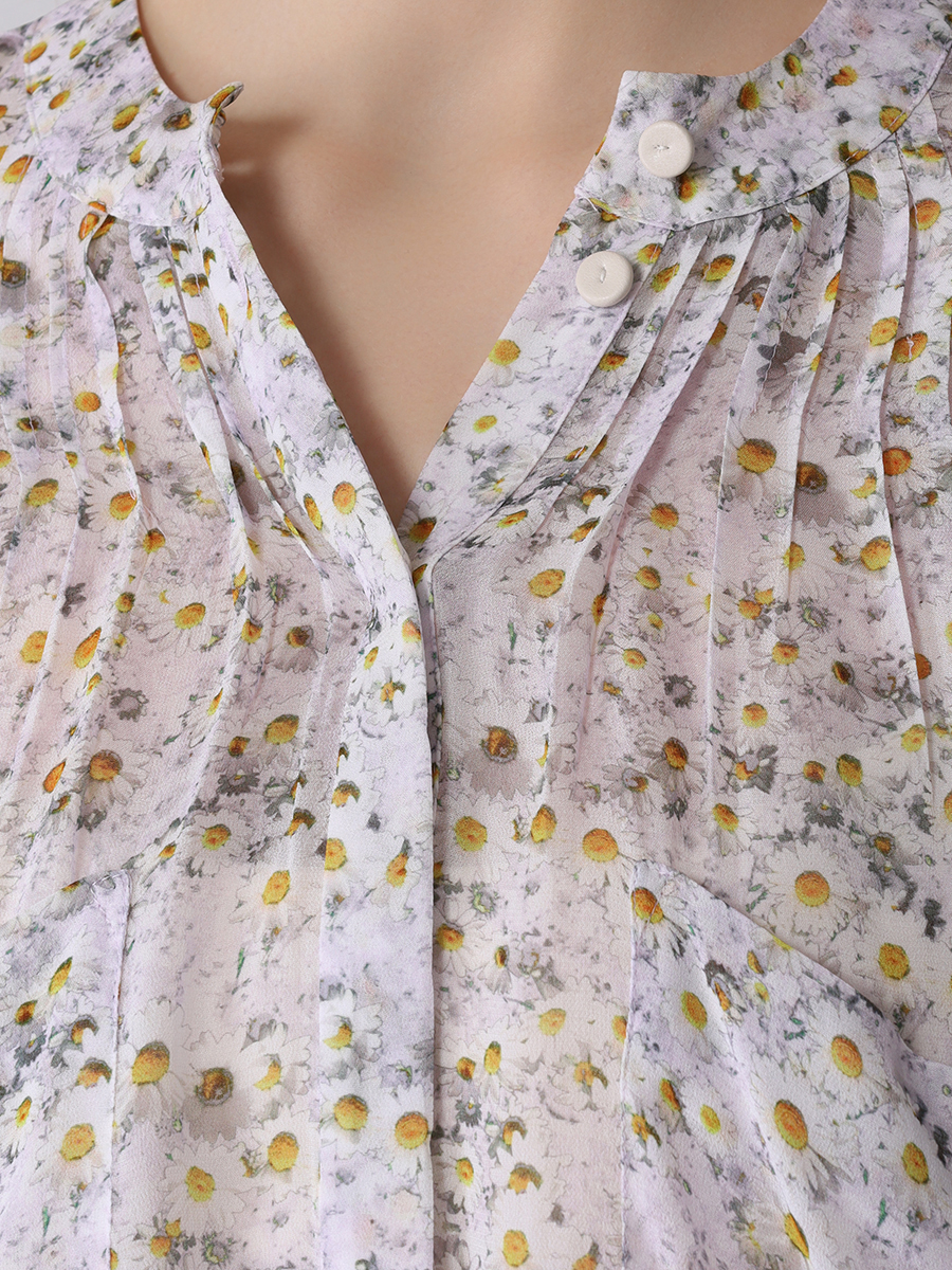 Блуза из вискозы DOROTHEE SCHUMACHER 449126 012, размер 46, цвет розовый - фото 5