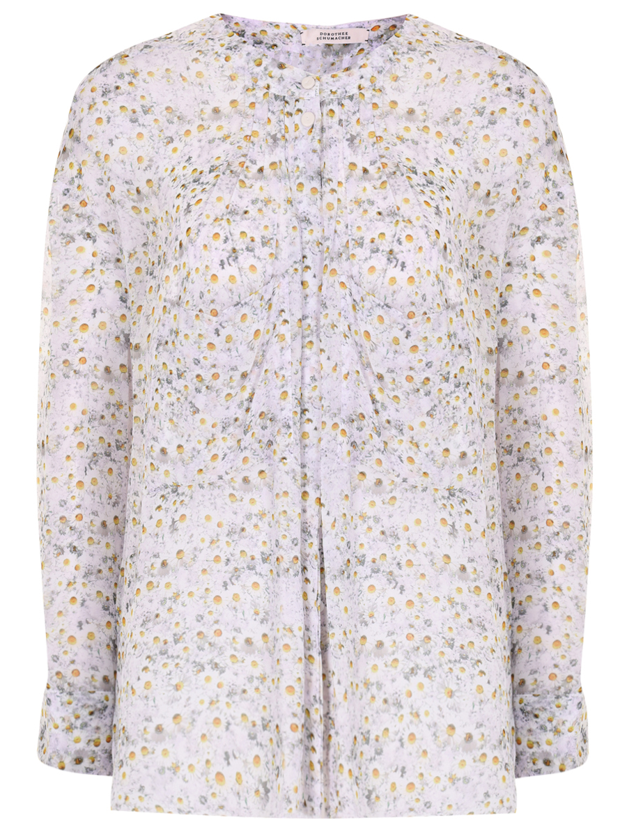 Блуза из вискозы DOROTHEE SCHUMACHER 449126 012, размер 46, цвет розовый - фото 1