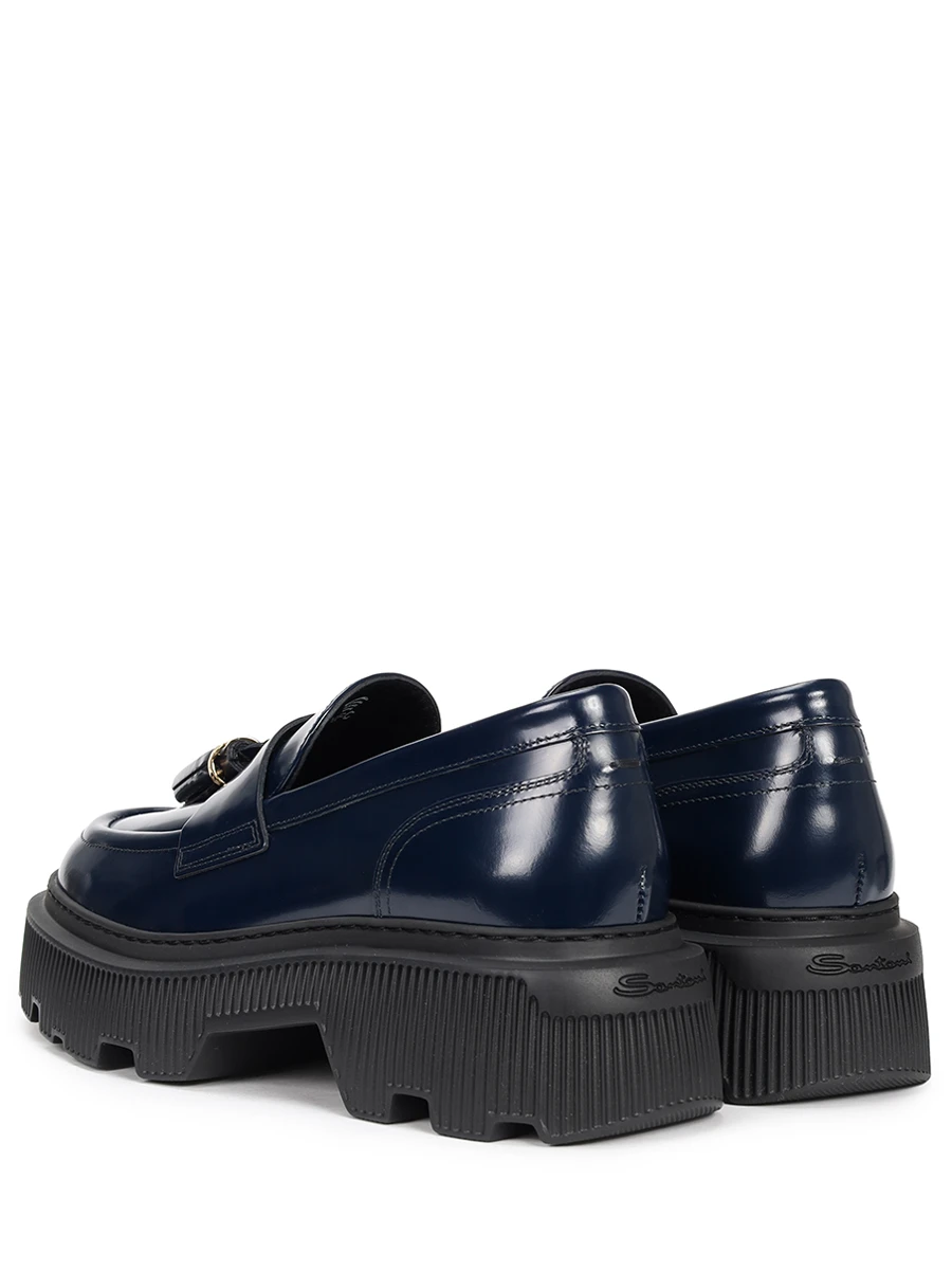 

Лоферы кожаные, Синий, WBCI61074NERRPYHU59