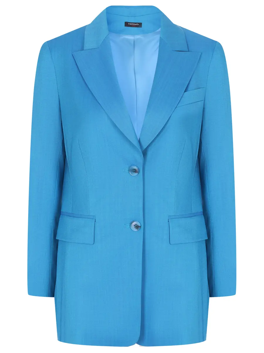 

Пиджак шерстяной, Синий, G245094-1963 C58 (170)