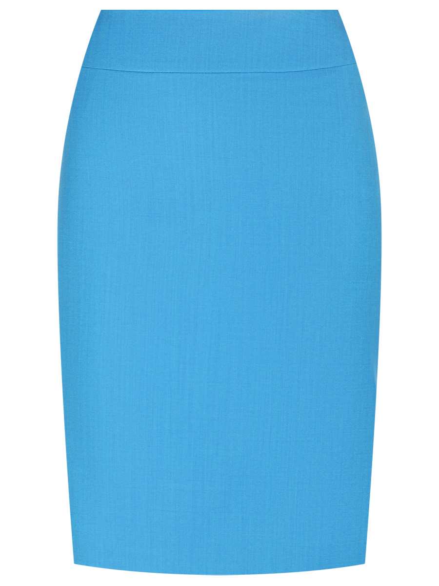 Юбка шерстяная VASSA&CO G247222-1963 C58 (170), размер 40, цвет синий