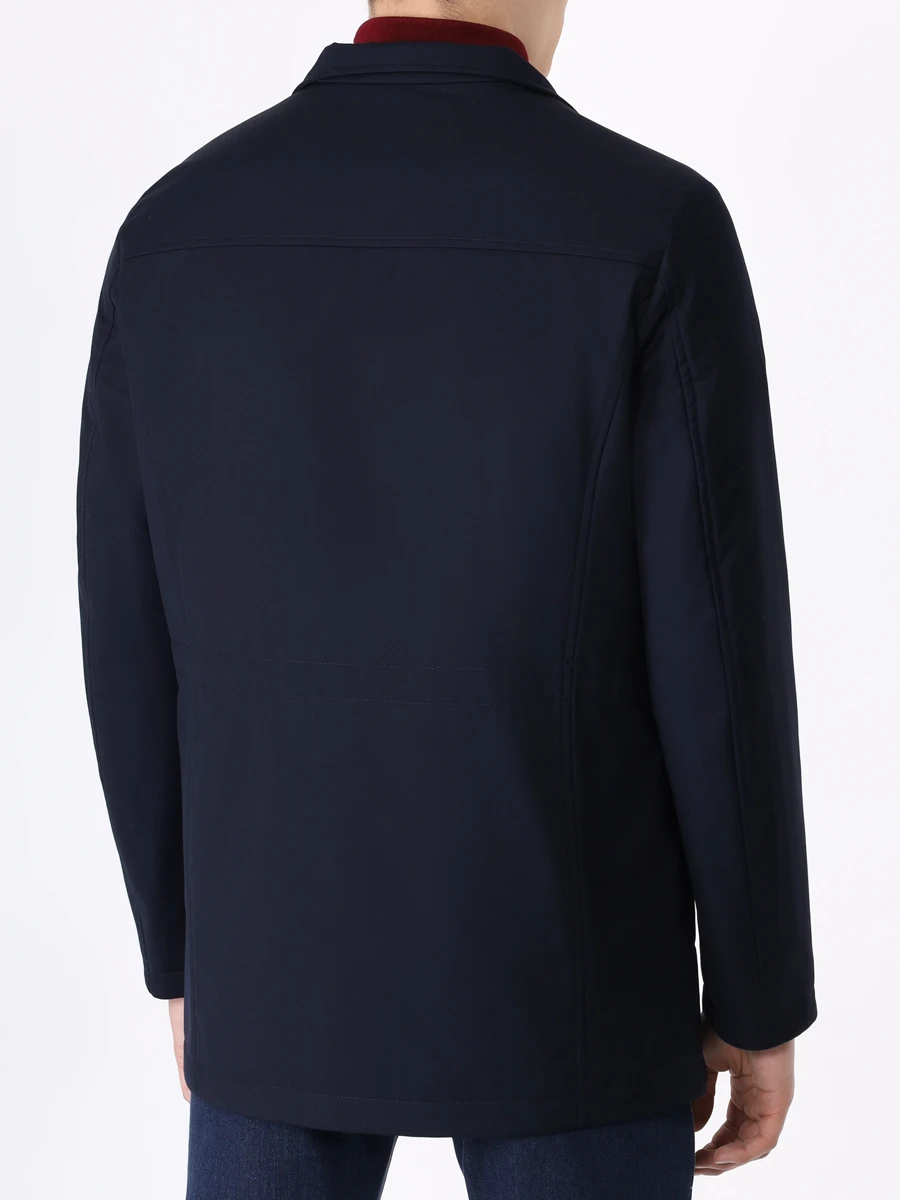 Куртка однотонная CANALI SG02953/301/O20366 Синий  Фото 3