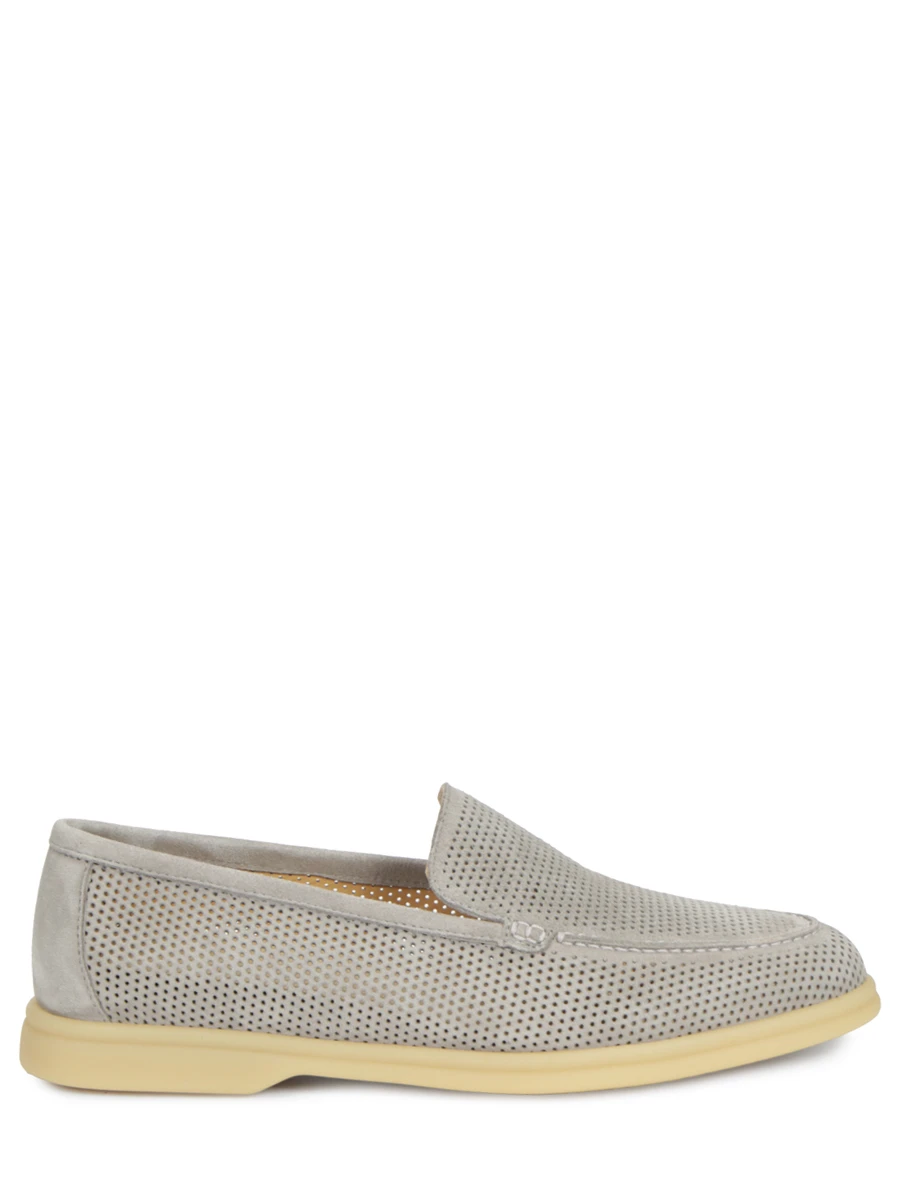 

Лоферы замшевые, Серый, BD348Q-VE/141