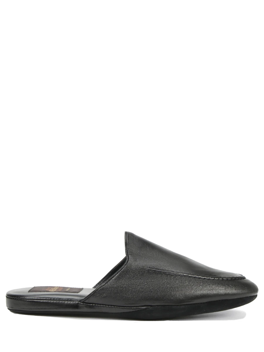 Тапочки кожаные ALDO BRUE` PCU.1107-NL, размер 41, цвет черный