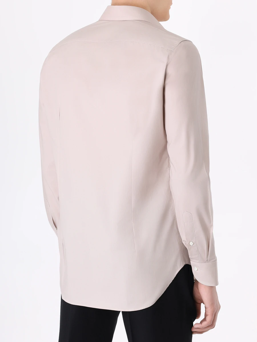 Рубашка Slim Fit хлопковая CANALI GD02832/701/X18, размер 50, цвет бежевый GD02832/701/X18 - фото 3