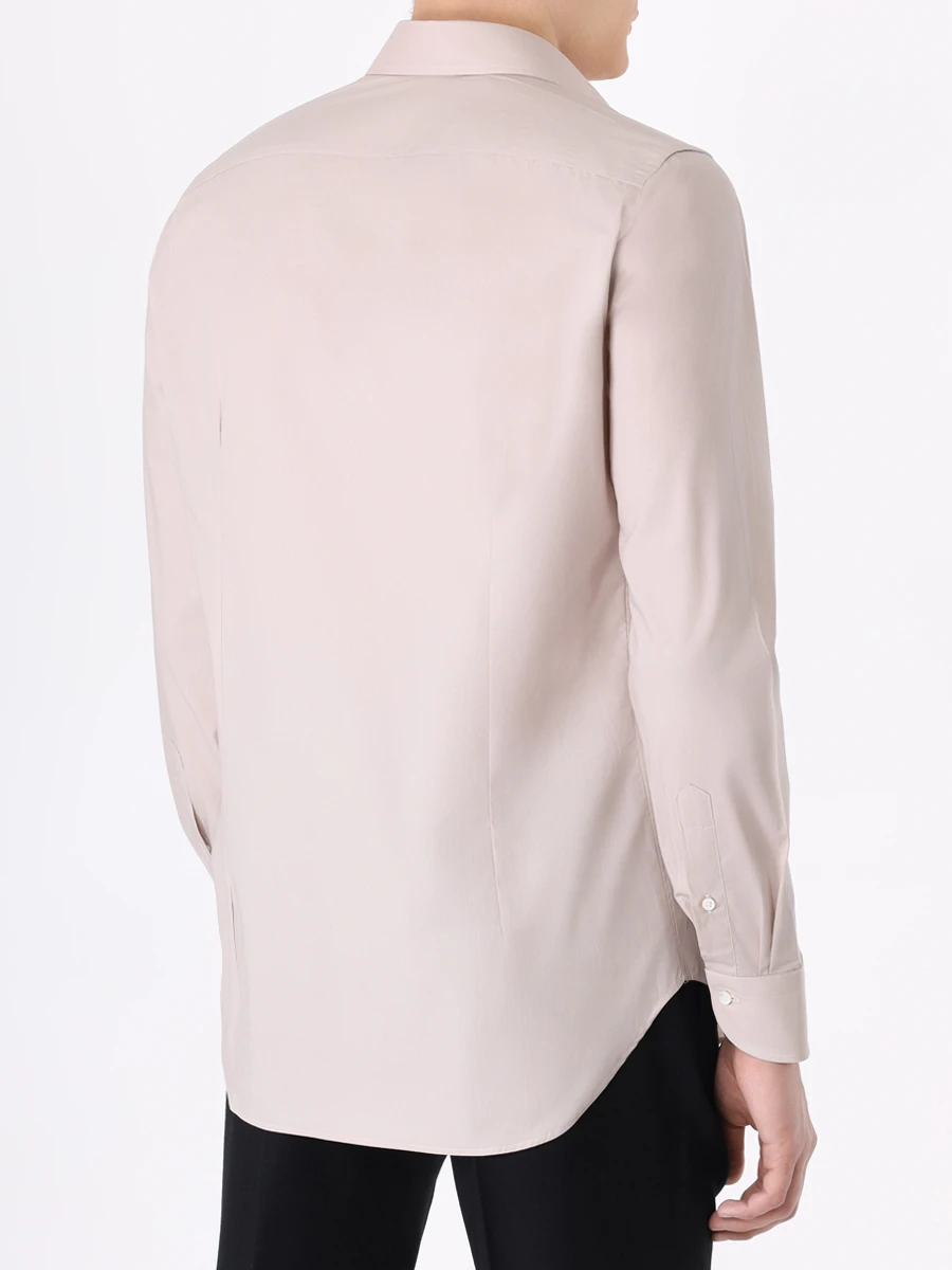 

Рубашка Slim Fit хлопковая, Бежевый, GD02832/701/X18