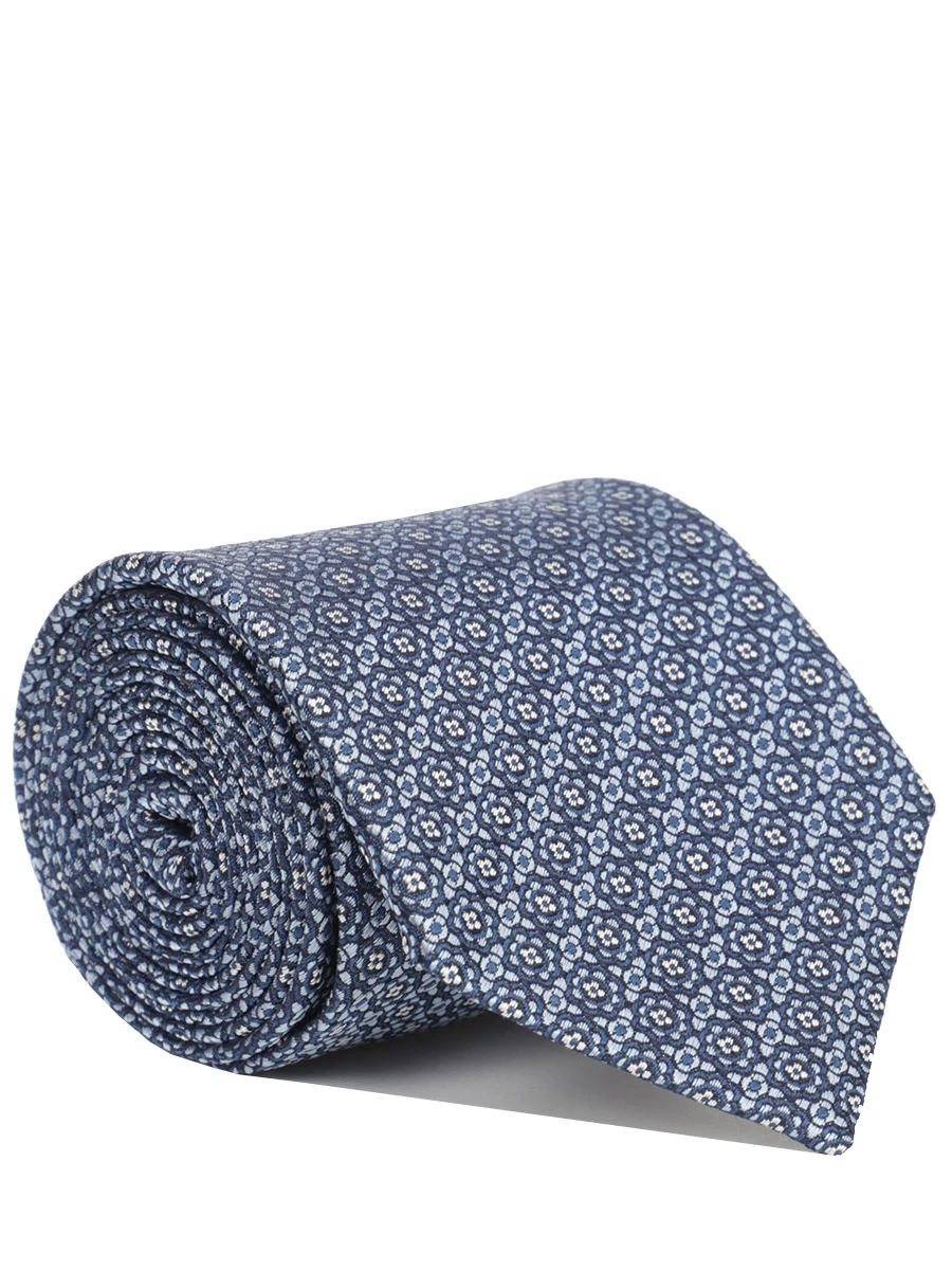 Галстук шелковый CANALI HJ03928/18/3 Голубой 