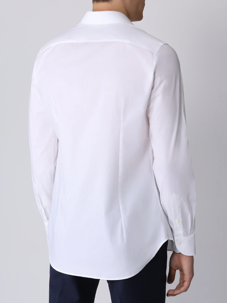 Рубашка Slim Fit хлопковая CANALI GD02832/001/X18, размер 60, цвет белый GD02832/001/X18 - фото 3