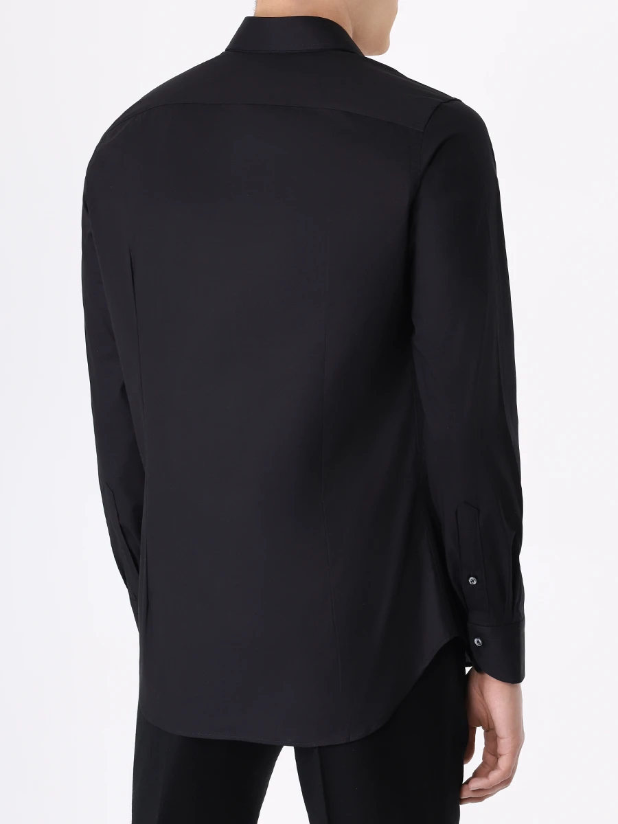 Рубашка Slim Fit хлопковая CANALI GD02832/101/X18, размер 50, цвет черный GD02832/101/X18 - фото 3