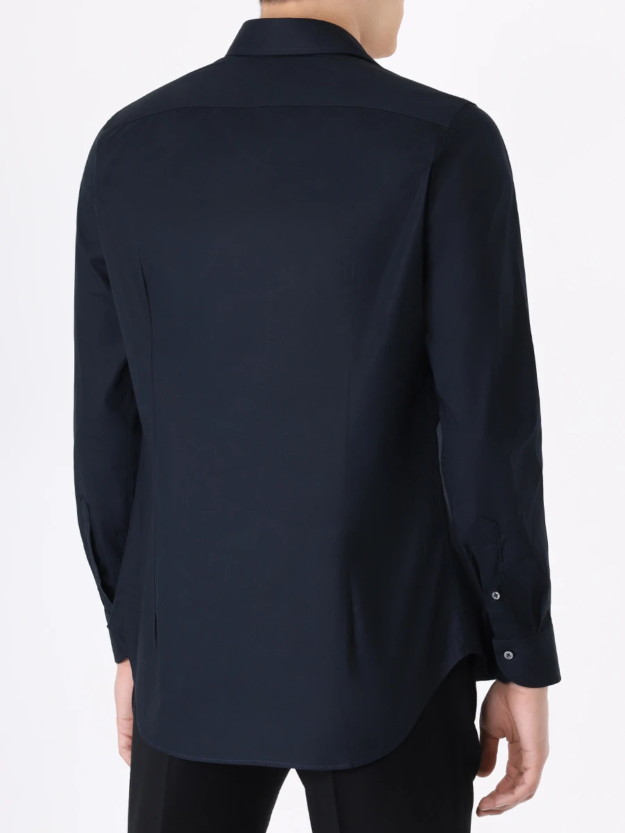 Рубашка Slim Fit хлопковая CANALI GD02832/302/X18 Темно-, размер 50, цвет синий GD02832/302/X18 Темно- - фото 3