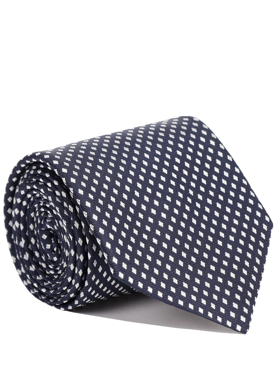 Галстук шелковый CANALI HJ03961/18/2 Темно- Синий 