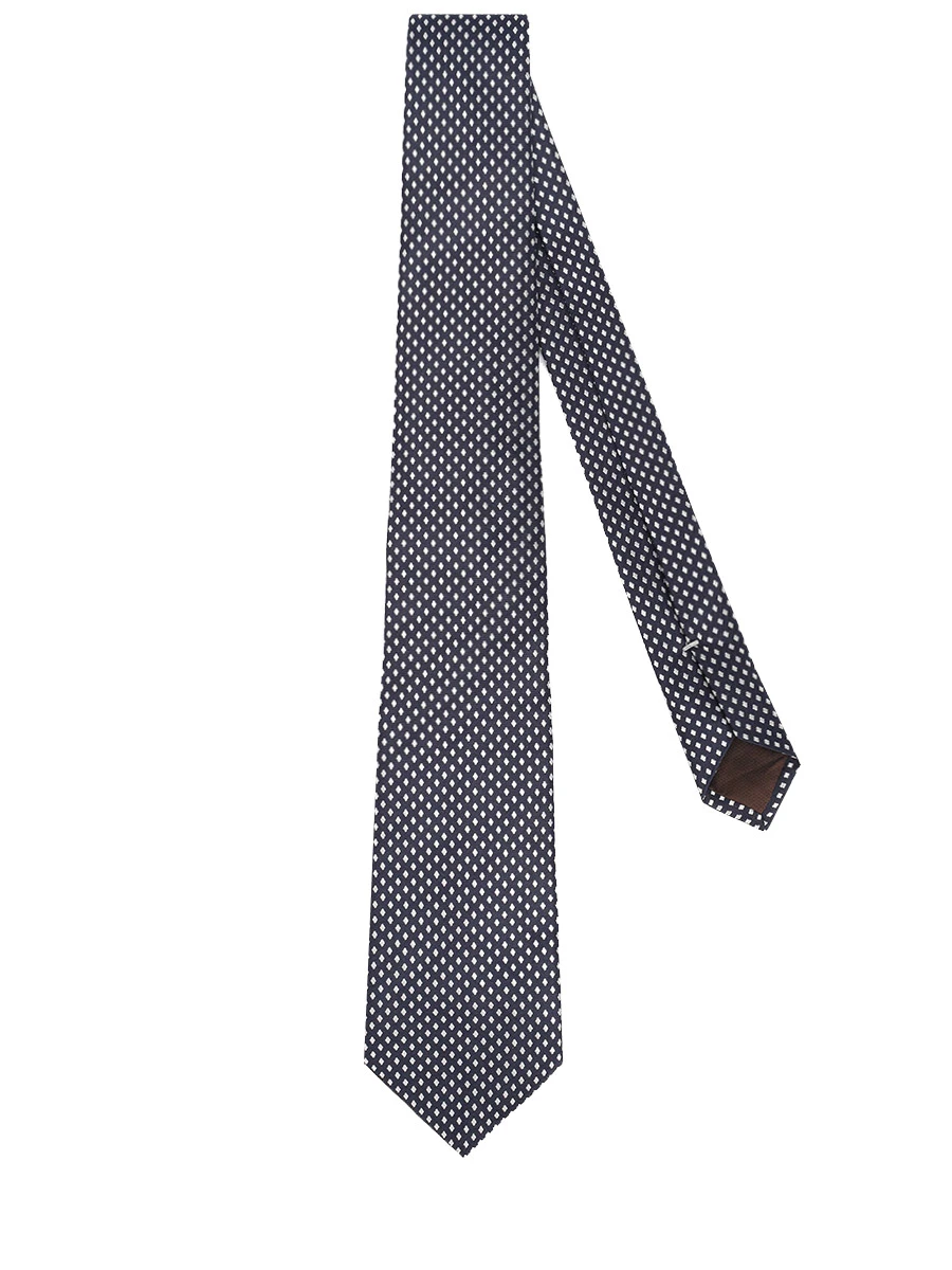 Галстук шелковый CANALI HJ03961/18/2 Темно- Синий  Фото 2
